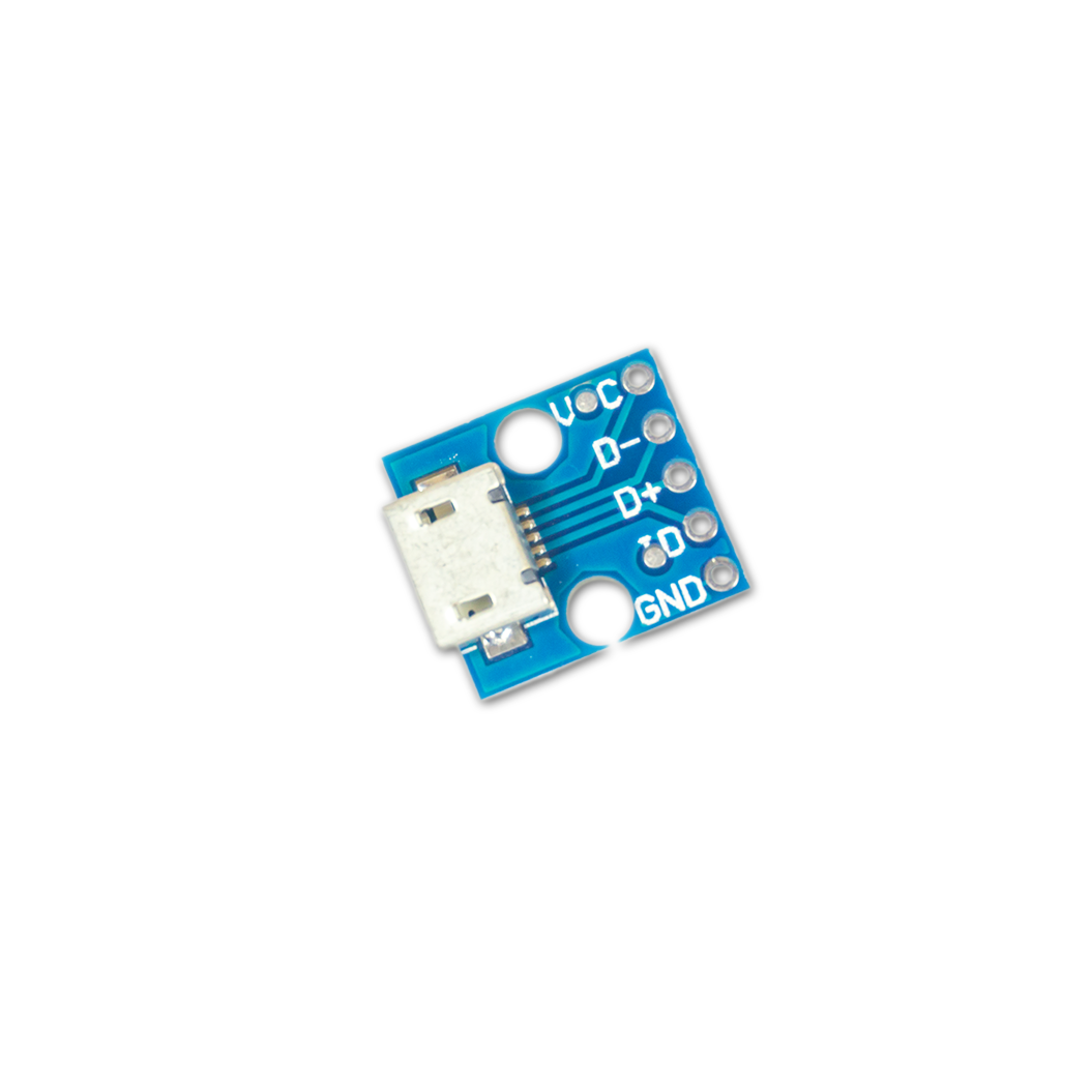 Micro USB DIP Netzteil Adapter - 5V MicroUSB Breakout Board